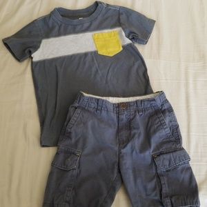 Crewcuts Tea Collection Shirt Shorts Bundle 5